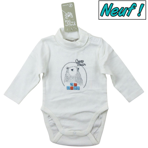 Body - Grain de blé - 59 cm (3 Monate) – Secondhand-Babykleidung/-Kinderkleidung von Grain de blé – Les Ptits Potes