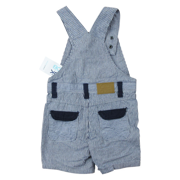 Korte overalls - Okaidi-Obaibi - 6-9 maanden – Tweedehands baby- en kinderkleding van Okaidi-Obaibi – Les Ptits Potes
