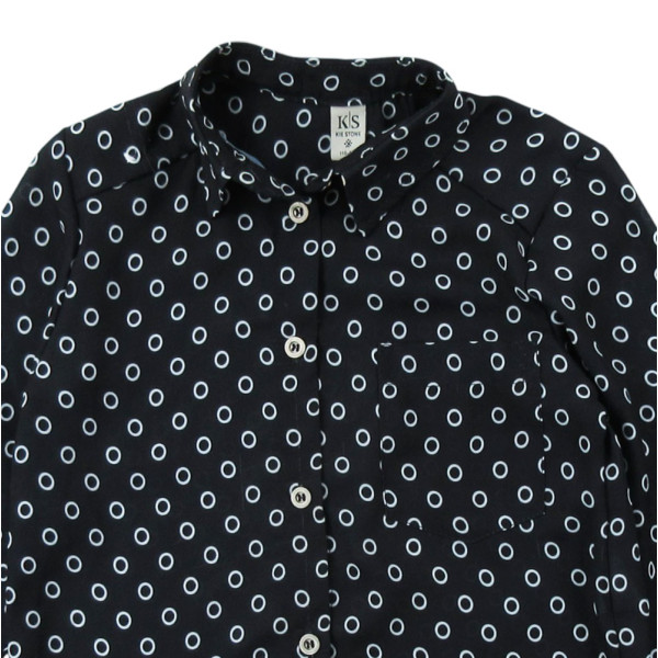 Blouse - Lange mouw - KIE STONE - 5-6 jaar 110-116 cm – Tweedehands baby- en kinderkleding van  – Les Ptits Potes