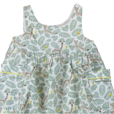 Jurk - Okaidi-Obaibi - 68 cm (6 maanden) – Tweedehands baby- en kinderkleding van Okaidi-Obaibi – Les Ptits Potes