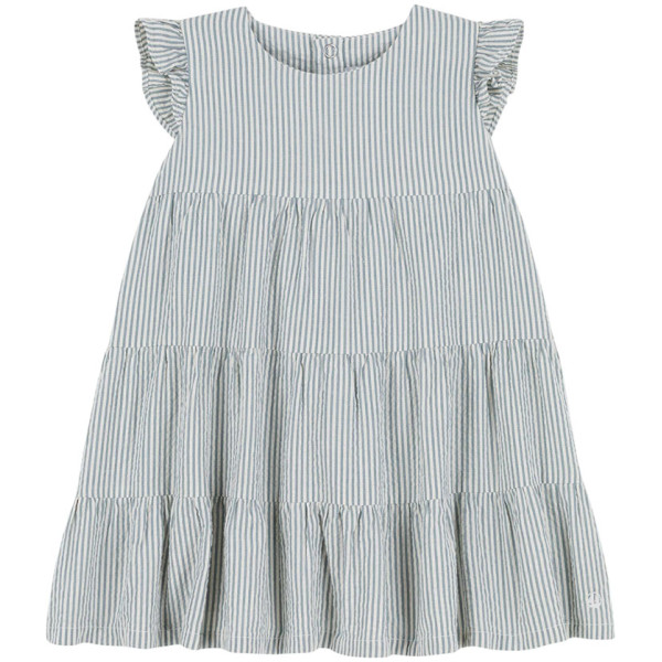 Jurk - Petit bateau - 96 cm (3 jaar) – Tweedehands baby- en kinderkleding van Petit bateau – Les Ptits Potes