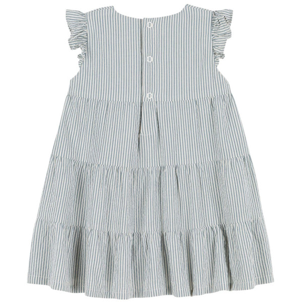 Jurk - Petit bateau - 96 cm (3 jaar) – Tweedehands baby- en kinderkleding van Petit bateau – Les Ptits Potes