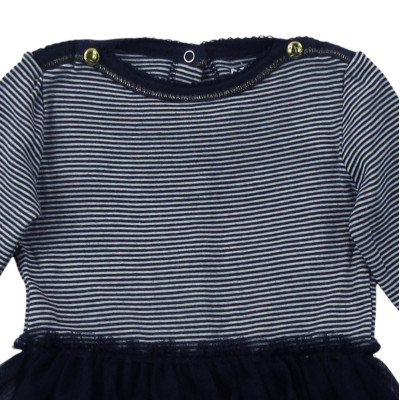 Jurk - Petit bateau - 74 cm (12 maanden) – Tweedehands baby- en kinderkleding van Petit bateau – Les Ptits Potes