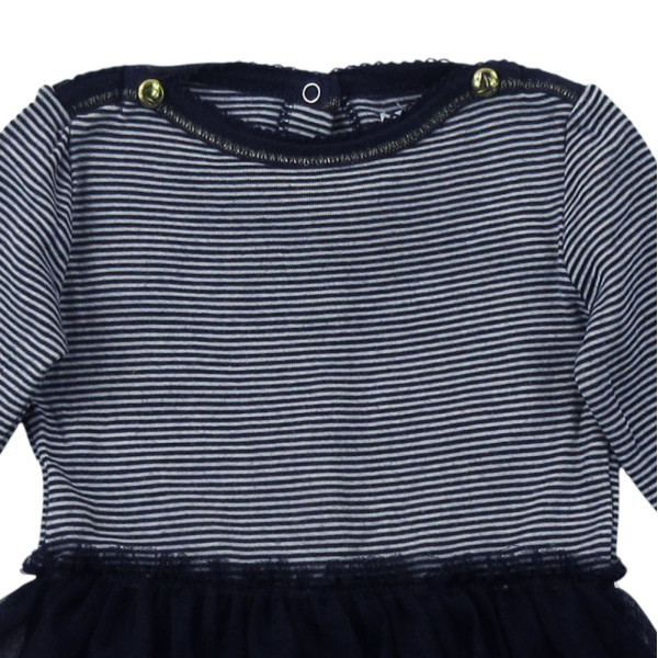 Jurk - Petit bateau - 74 cm (12 maanden) – Tweedehands baby- en kinderkleding van Petit bateau – Les Ptits Potes