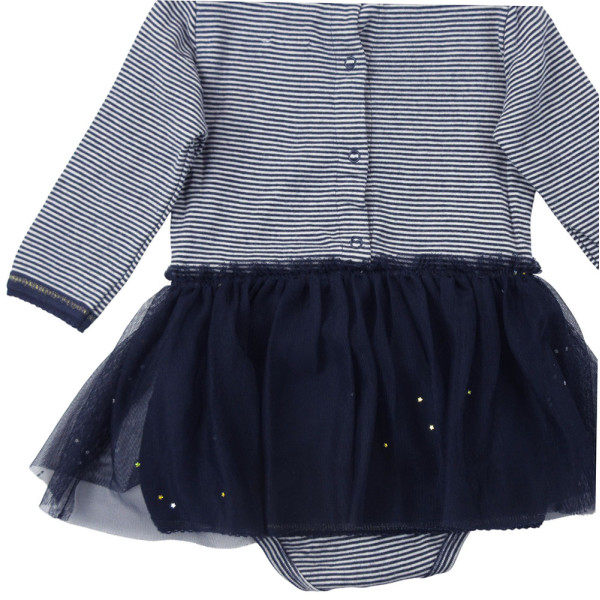 Jurk - Petit bateau - 74 cm (12 maanden) – Tweedehands baby- en kinderkleding van Petit bateau – Les Ptits Potes