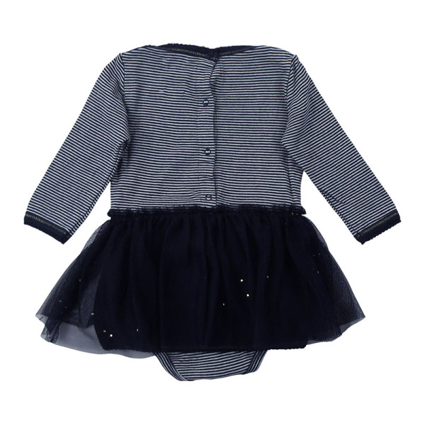 Jurk - Petit bateau - 74 cm (12 maanden) – Tweedehands baby- en kinderkleding van Petit bateau – Les Ptits Potes