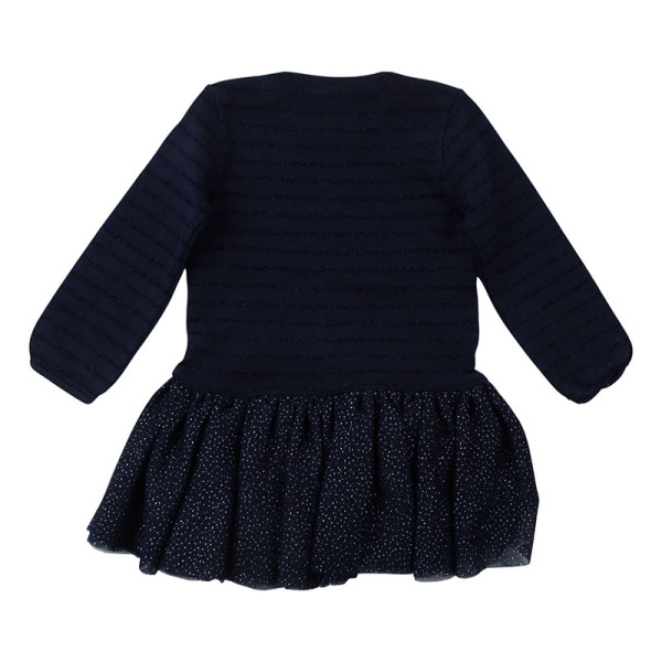Jurk - Petit bateau - 81 cm (18 maanden) – Tweedehands baby- en kinderkleding van Petit bateau – Les Ptits Potes