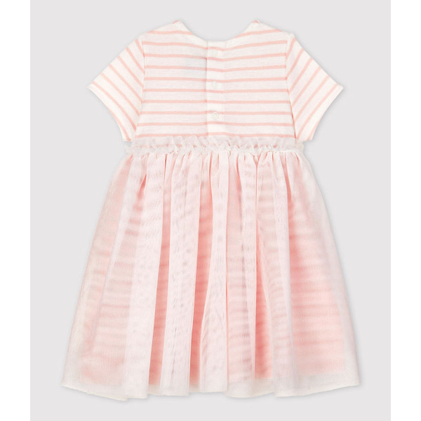 Jurk - Petit bateau - 86 cm (2 jaar) – Tweedehands baby- en kinderkleding van Petit bateau – Les Ptits Potes