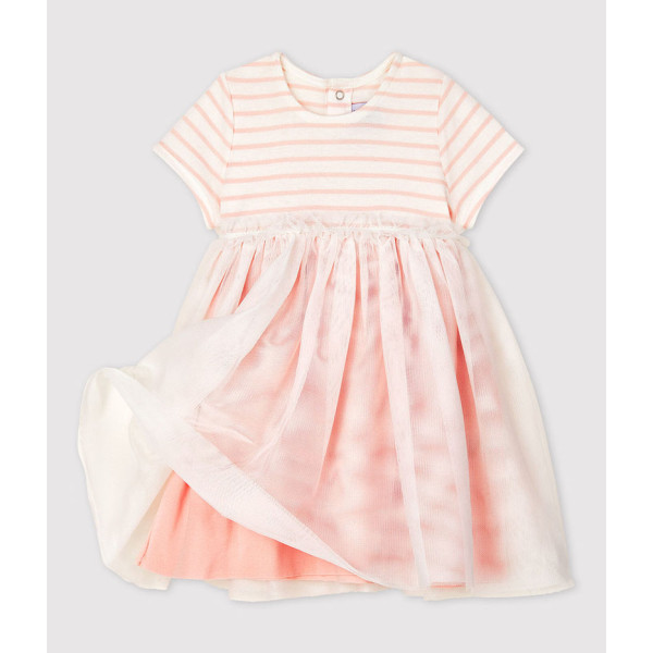 Jurk - Petit bateau - 86 cm (2 jaar) – Tweedehands baby- en kinderkleding van Petit bateau – Les Ptits Potes