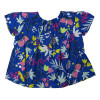 Blouse met korte mouwen - Catimini - 80 cm (18 maanden) – Tweedehands baby- en kinderkleding van Catimini – Les Ptits Potes