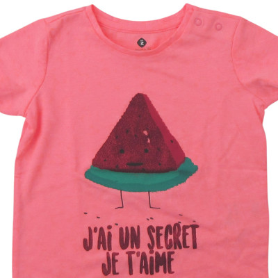 Kurzarmshirt - Grain de blé - 80 cm (18 Monate) – Secondhand-Babykleidung/-Kinderkleidung von Grain de blé – Les Ptits Potes