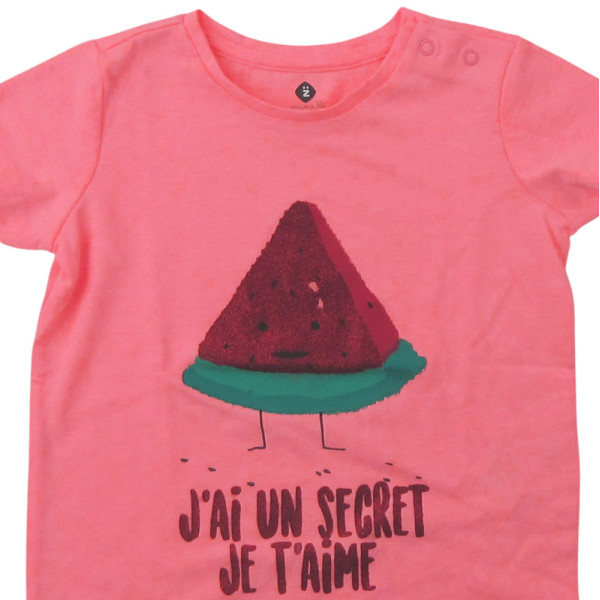 Kurzarmshirt - Grain de blé - 80 cm (18 Monate) – Secondhand-Babykleidung/-Kinderkleidung von Grain de blé – Les Ptits Potes