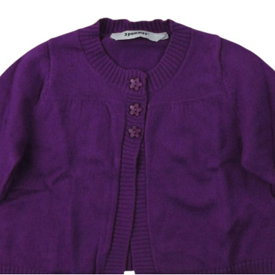 Gilet - 3 POMMES - 6 mois (67) – Vêtement d’occasion bébé/enfant 3 pommes – Les Ptits Potes