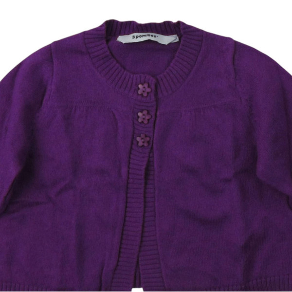 Vest - 3 POMMES - 6 maanden (67) – Tweedehands baby- en kinderkleding van 3 pommes – Les Ptits Potes