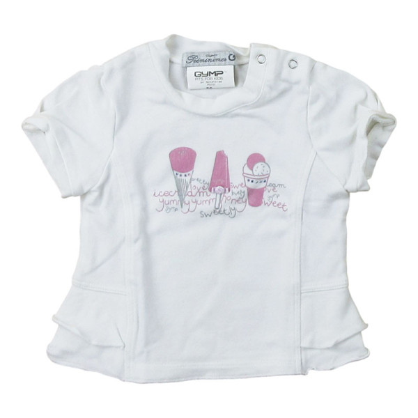 T-Shirt - GYMP - 1 mois (56) – Vêtement d’occasion bébé/enfant Gymp – Les Ptits Potes