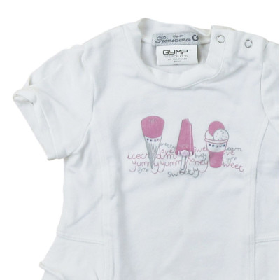 T-Shirt - GYMP - 1 maand (56) – Tweedehands baby- en kinderkleding van Gymp – Les Ptits Potes