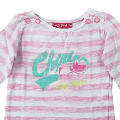 T-Shirt - CHIPIE - 3 mois (59) – Vêtement d’occasion bébé/enfant Chipie – Les Ptits Potes