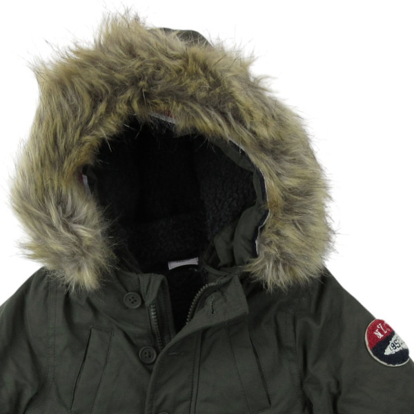 Manteau doublé polaire - TAPE A L'OEIL - 2 ans – Vêtement d’occasion bébé/enfant Tape à l'Oeil – Les Ptits Potes