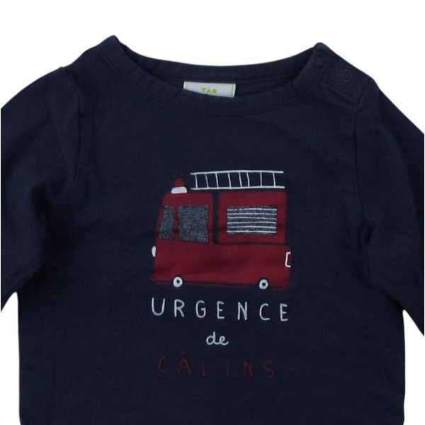 T-shirt met lange mouwen - Tape à l'Oeil - 59 cm (3 maanden) – Tweedehands baby- en kinderkleding van Tape à l'Oeil – Les Pti