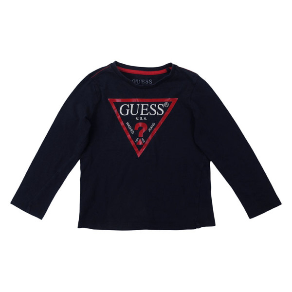 Langarmshirt - Guess - 4 Jahre – Secondhand-Babykleidung/-Kinderkleidung von Guess – Les Ptits Potes
