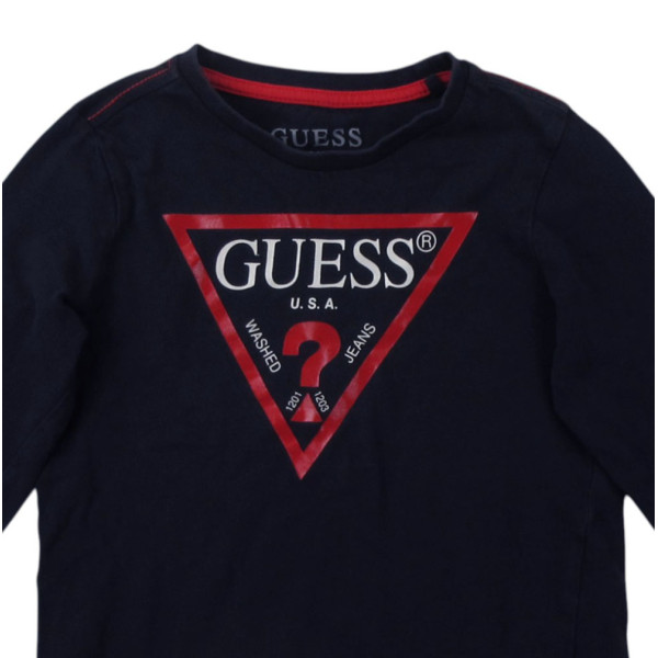 Langarmshirt - Guess - 4 Jahre – Secondhand-Babykleidung/-Kinderkleidung von Guess – Les Ptits Potes