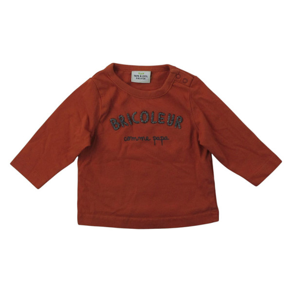 T-shirt met lange mouwen - Tape à l'Oeil - 59 cm (3 maanden) – Tweedehands baby- en kinderkleding van Tape à l'Oeil – Les Pti
