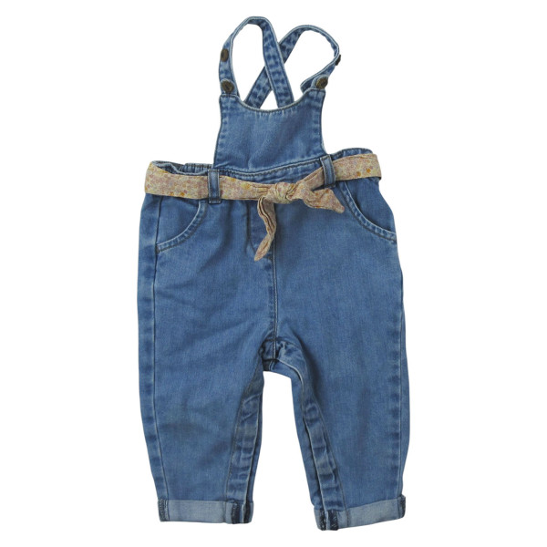 Salopette en jean - 12 mois (74) – Vêtement d’occasion bébé/enfant  – Les Ptits Potes
