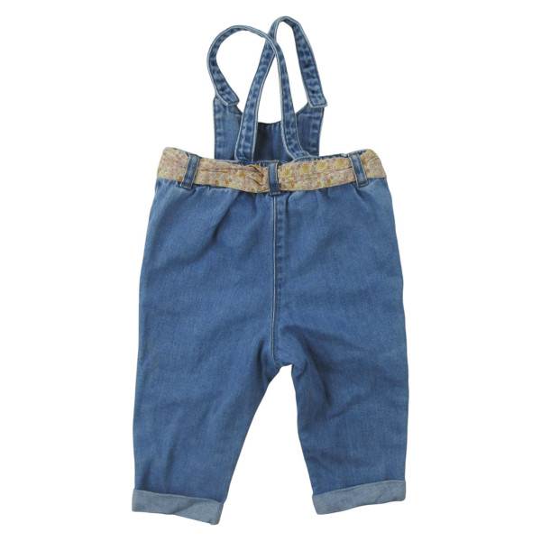 Salopette en jean - 12 mois (74) – Vêtement d’occasion bébé/enfant  – Les Ptits Potes