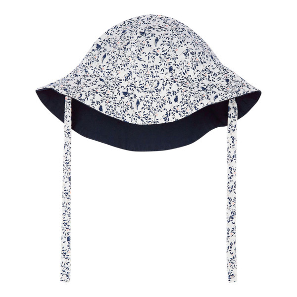 Chapeau réversible - PETIT BATEAU - 43-45 cm – Vêtement d’occasion bébé/enfant Petit bateau – Les Ptits Potes