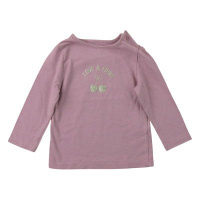 T-Shirt manches longues - 12 mois (74) – Vêtement d’occasion bébé/enfant  – Les Ptits Potes