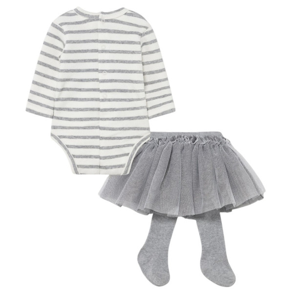 Kledingset - Mayoral - 6-9 maanden 74 cm – Tweedehands baby- en kinderkleding van Mayoral – Les Ptits Potes