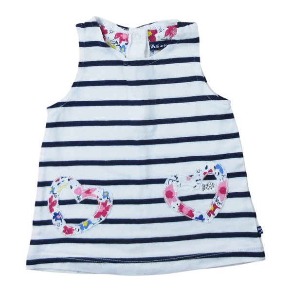 Jurk - Week-end à la mer - 6 maanden – Tweedehands baby- en kinderkleding van Week-end à la mer – Les Ptits Potes