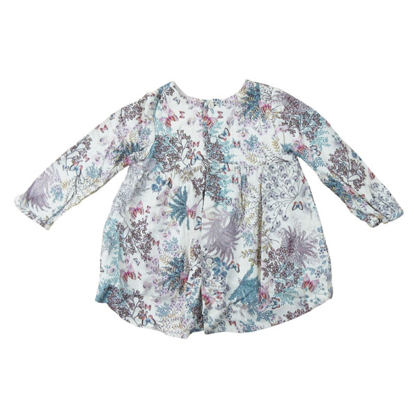 Jurk - Zara - 6-9 maanden 74 cm – Tweedehands baby- en kinderkleding van Zara – Les Ptits Potes
