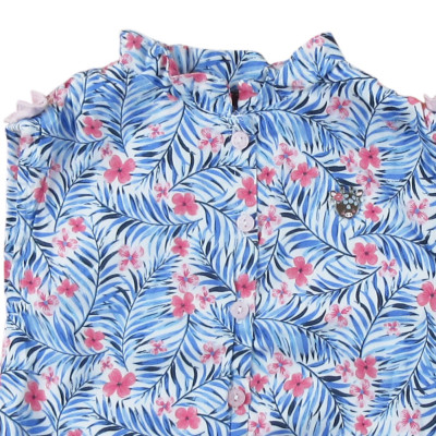 Blouse met korte mouwen - Sergent Major - 80 cm (18 maanden) – Tweedehands baby- en kinderkleding van Sergent Major – Les Pti