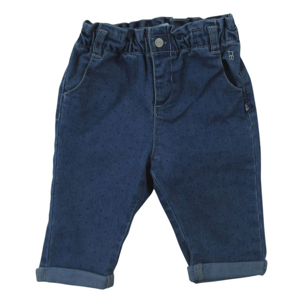 Jeans - Okaidi-Obaibi - 74 cm (12 Monate) – Secondhand-Babykleidung/-Kinderkleidung von Okaidi-Obaibi – Les Ptits Potes