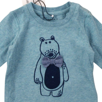 Langarmshirt - Name it - 1-2 Monate 56 cm – Secondhand-Babykleidung/-Kinderkleidung von Name it – Les Ptits Potes