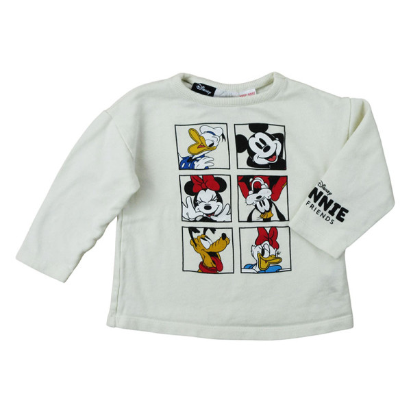 Sweatshirt - Zara - 9-12 Monate 80 cm – Secondhand-Babykleidung/-Kinderkleidung von Zara – Les Ptits Potes