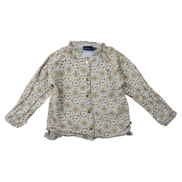 Blouse met lange mouwen - Sergent Major - 98 cm (3 jaar) – Tweedehands baby- en kinderkleding van Sergent Major – Les Ptits P