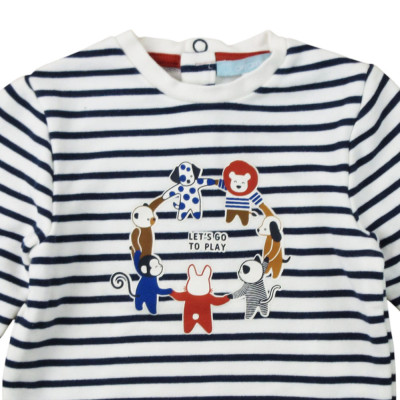 Sweatshirt - Okaidi-Obaibi - 68 cm (6 Monate) – Secondhand-Babykleidung/-Kinderkleidung von Okaidi-Obaibi – Les Ptits Potes