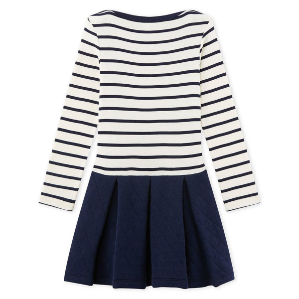 Jurk - Petit bateau - 104 cm (4 jaar) – Tweedehands baby- en kinderkleding van Petit bateau – Les Ptits Potes