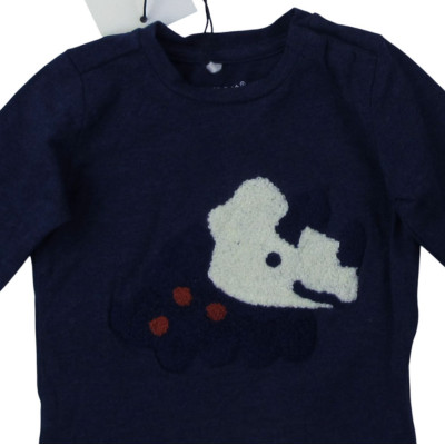 Langarmshirt - Name it - 1-2 Monate 56 cm – Secondhand-Babykleidung/-Kinderkleidung von Name it – Les Ptits Potes