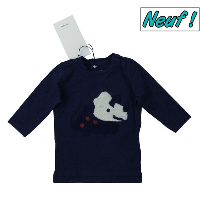 T-Shirt neuf - NAME IT - 1-2 mois (56)