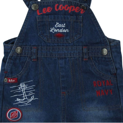 Salopette courte - LEE COOPER - 6 mois – Vêtement d’occasion bébé/enfant Lee Cooper – Les Ptits Potes