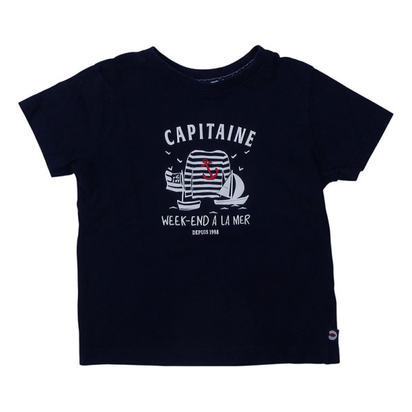 T-shirt met korte mouwen - Week-end à la mer - 4 jaar – Tweedehands baby- en kinderkleding van Week-end à la mer – Les Ptits 
