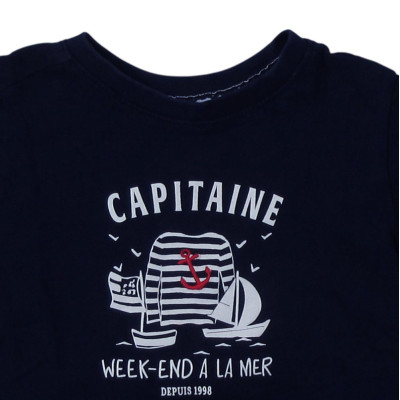T-shirt met korte mouwen - Week-end à la mer - 4 jaar – Tweedehands baby- en kinderkleding van Week-end à la mer – Les Ptits 