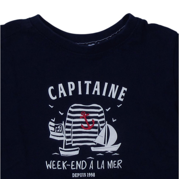 T-shirt met korte mouwen - Week-end à la mer - 4 jaar – Tweedehands baby- en kinderkleding van Week-end à la mer – Les Ptits 