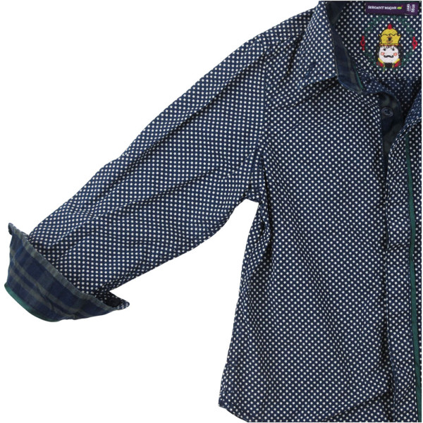 Overhemd met lange mouwen - Sergent Major - 98 cm (3 jaar) – Tweedehands baby- en kinderkleding van Sergent Major – Les Ptits