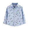 Overhemd met lange mouwen - Carter's - 2 jaar – Tweedehands baby- en kinderkleding van Carter's – Les Ptits Potes
