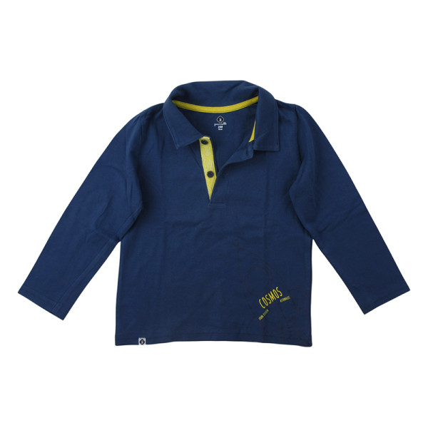 Polo met lange mouwen - Grain de blé - 2 jaar – Tweedehands baby- en kinderkleding van Grain de blé – Les Ptits Potes