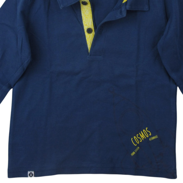 Polo met lange mouwen - Grain de blé - 2 jaar – Tweedehands baby- en kinderkleding van Grain de blé – Les Ptits Potes